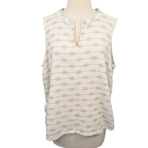 Eddie Bauer cotton, sleeveless, all over Southwestern print, pull on top. XL